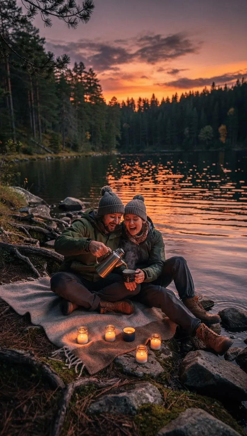 Vonný čaj z borovicových ihličiek servírovaný s čerstvými bylinkami