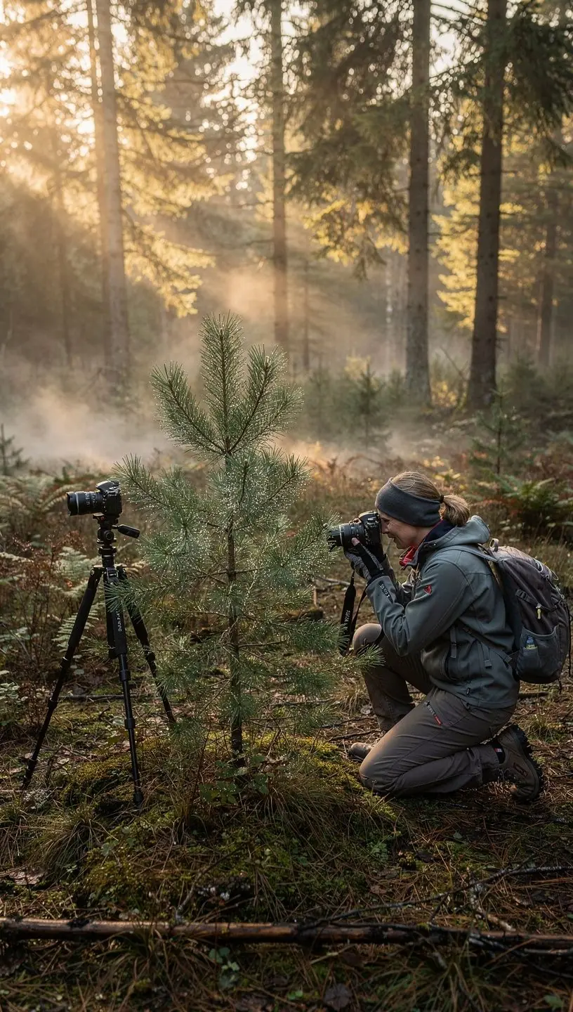 Šálka aromatického čaju z ihličia borovice na drevenom stole.